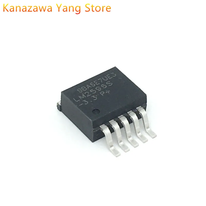 10pcs/Lot Brand New LM2596SX-3.3/NOPB LM2596S-3.3  TO-263 5PINS Step-Down Circuit Regulator  In Stock Best Quality