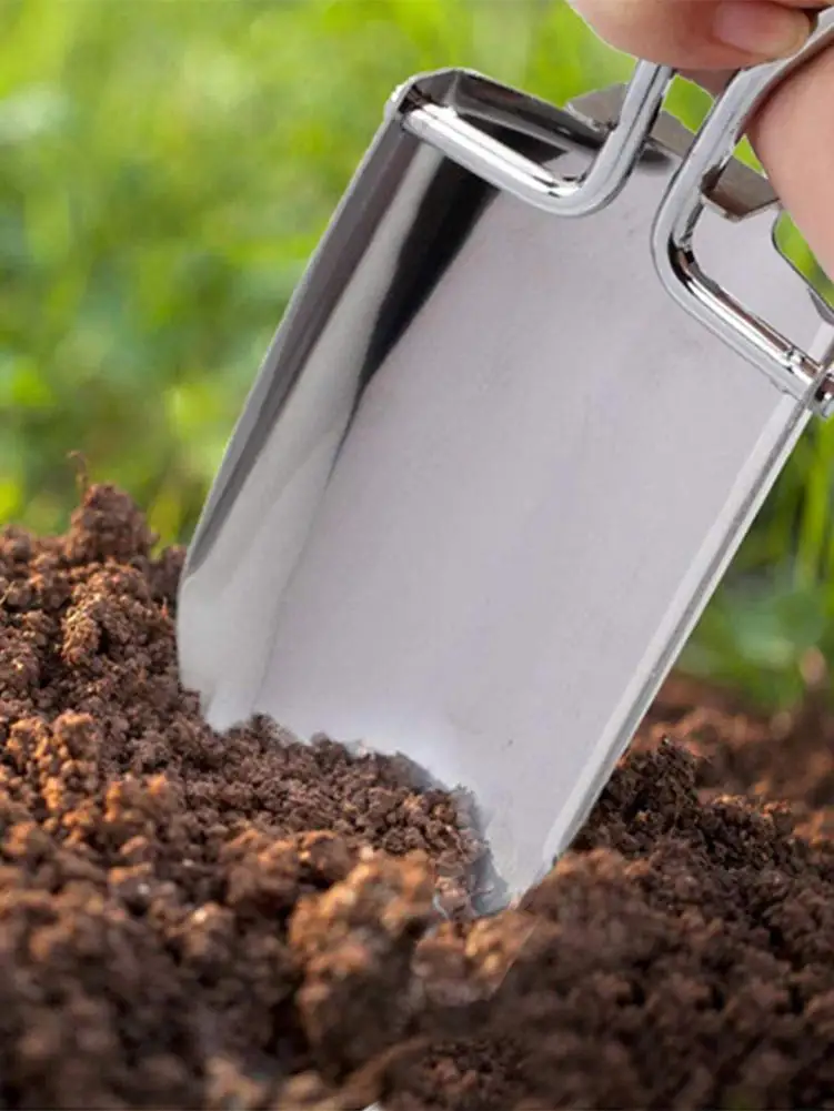 Mini pala pieghevole da giardino pale da campeggio all'aperto strumento di scavo pala da esterno portatile in acciaio inossidabile attrezzi da scavo da giardino