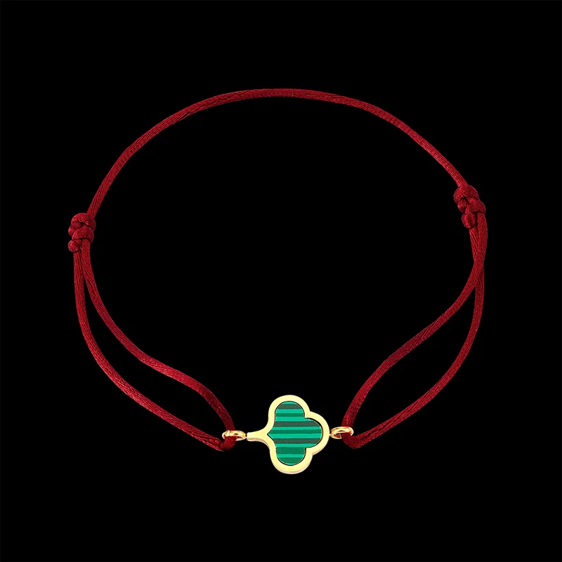 Lanruisha Simple shell ladies bracelet red string hand-woven classic cloud shape retractable bracelet popular jewelry best gift