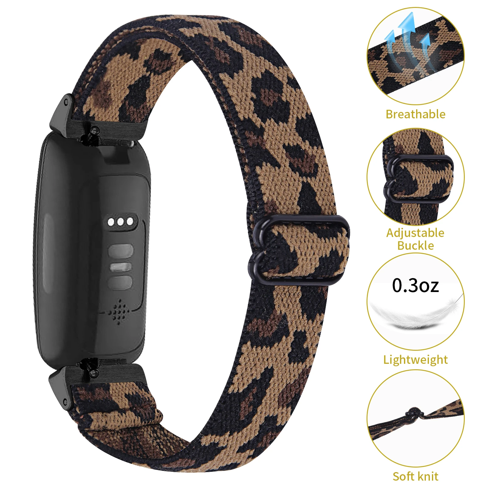 Elastic Strap For Fitbit Inspire 2 Band Adjustable watchband For Fitbit ACE 3 Kids Bracelet belt for fitbit inspire / inspire 3