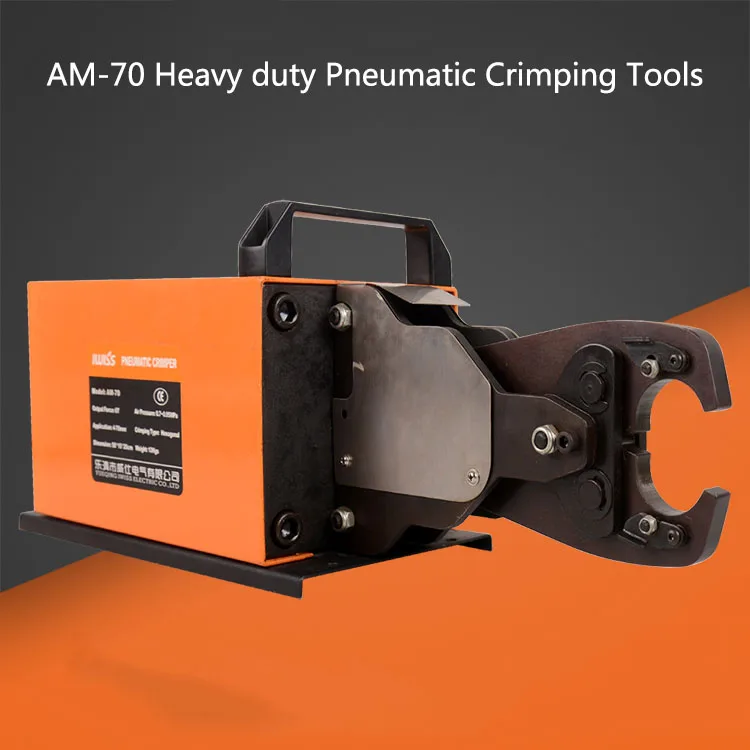 

AM-70 Heavy duty Pneumatic Crimping Tools for 6-70mm² cable lugs