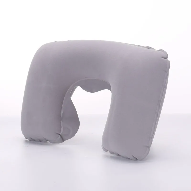 Inflatable Neck Pillow Travel U Shape Cushion Office Airplane Driving Nap Support Head Rest Health Care Decorative