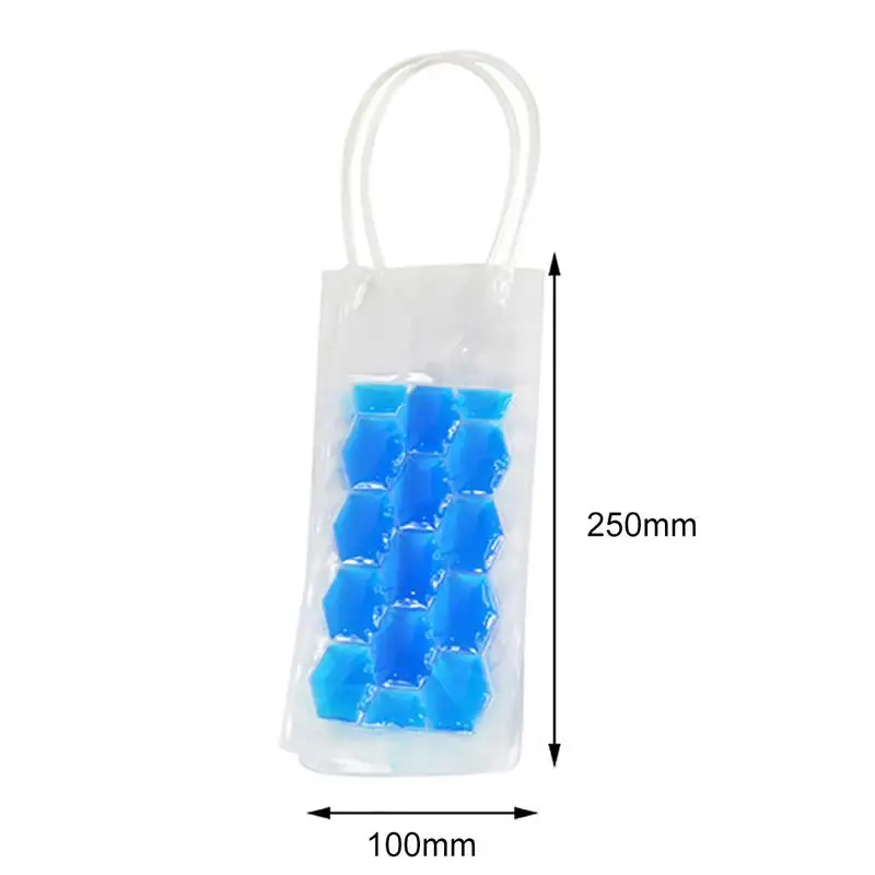 Portable Liquor Ice-cold Tool Rapid Wine Bottle Freezer Bag PVC Chilling Cooler Ice Bag Beer Cooling Gel Holder Carrier 2020 New