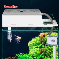 4-in-1 Multi-function Aquarium Filter Air Pump Aquarium Water Pump Fish Tank Circulating Water Spray Submersible Purifier Filter