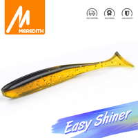 MEREDITH Easy Shiner Soft Lures Silicone Baits 50mm 75mm 100mm 130mm Fishing Sea Fishing Swimbait Wobblers Artificial Tackle