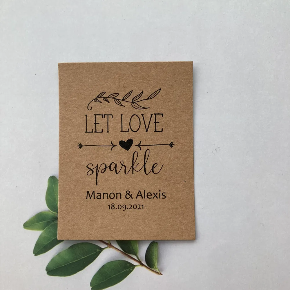 

Custom Sparkler Tags, Rustic Sparkler Cards, Let Love Sparkle, Wedding Tags, Farewell