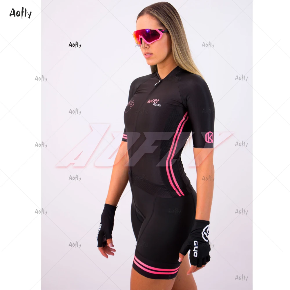 

Kafitt Couples Smile Professional Triathlon Short Cycling Jersey Skinsuit Sets Macaquinho Ciclismo Feminino Go Pro Gel Jumpsuit