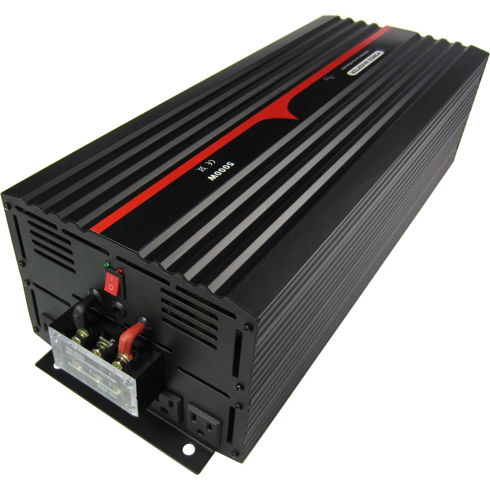 5000VA/5000W/5KW 1 Pha Nguyên Chất Sóng Sin Inverter 12V 24V 48V DC Sang 100 ~ 120VAC, 220 ~ 240VAC Đầu Ra Công Nghiệp Tần Số