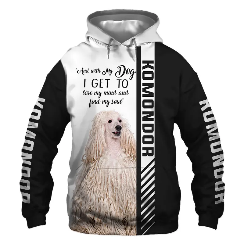 

Animal Komondor Dog 3D Printed Jacket Men/women Harajuku Hoodie Unisex Casual Streetwear Sweatshirt Pullover Sudadera Hombre-1