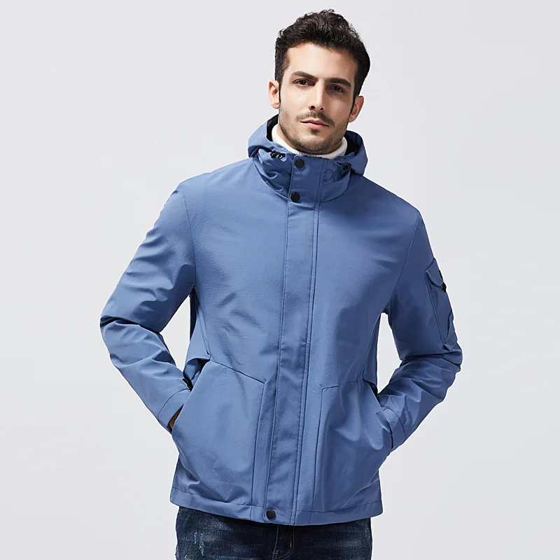 

MINDYGOO High Quality Custom Logo Factory Hardshell With Men Large Down Ski Jacket For Hiking