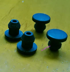 Black Silicone Rubber Hole Caps 4.5mm to 20mm T Type Plug Cover Snap-on Gasket Blanking End Caps Seal Stopper