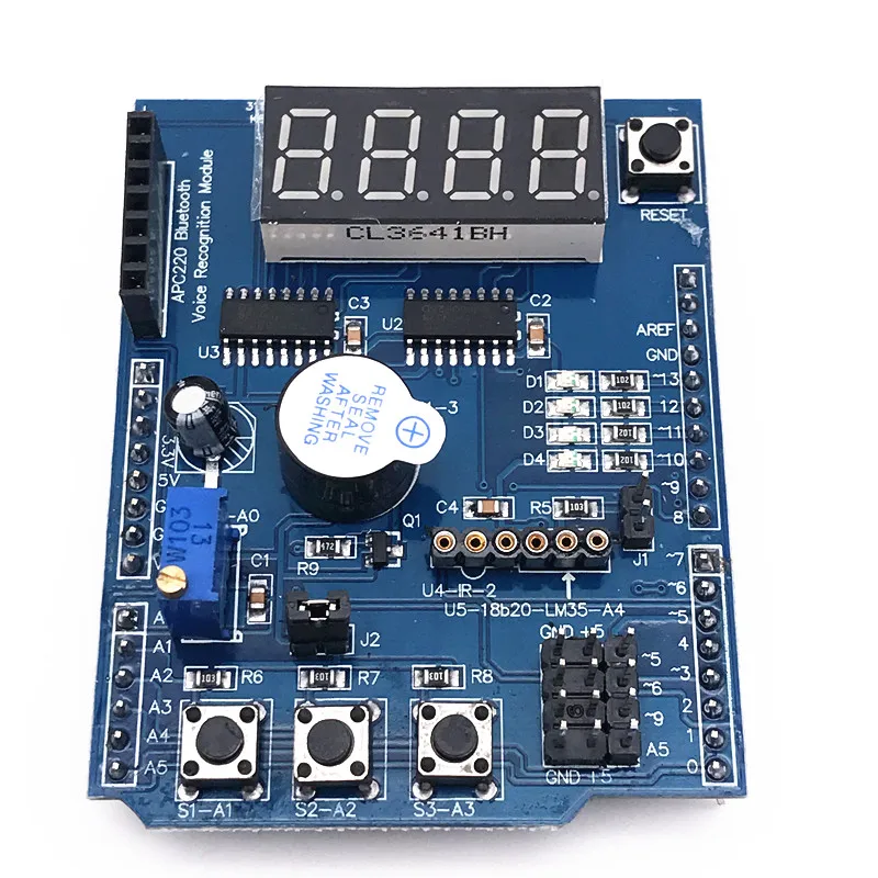 Placa de expansión de accionamiento de Motor, protector de Control de Motor, L293D