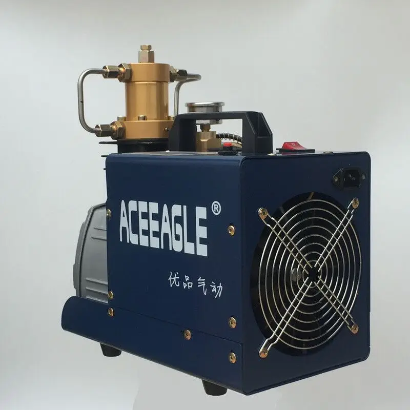 220V 1.8KW 40 Mpaเครื่องอัดอากาศแรงดันสูงปั๊มลมAirgun PCP Inflatorสูงความดันความปลอดภัยวาล์ว