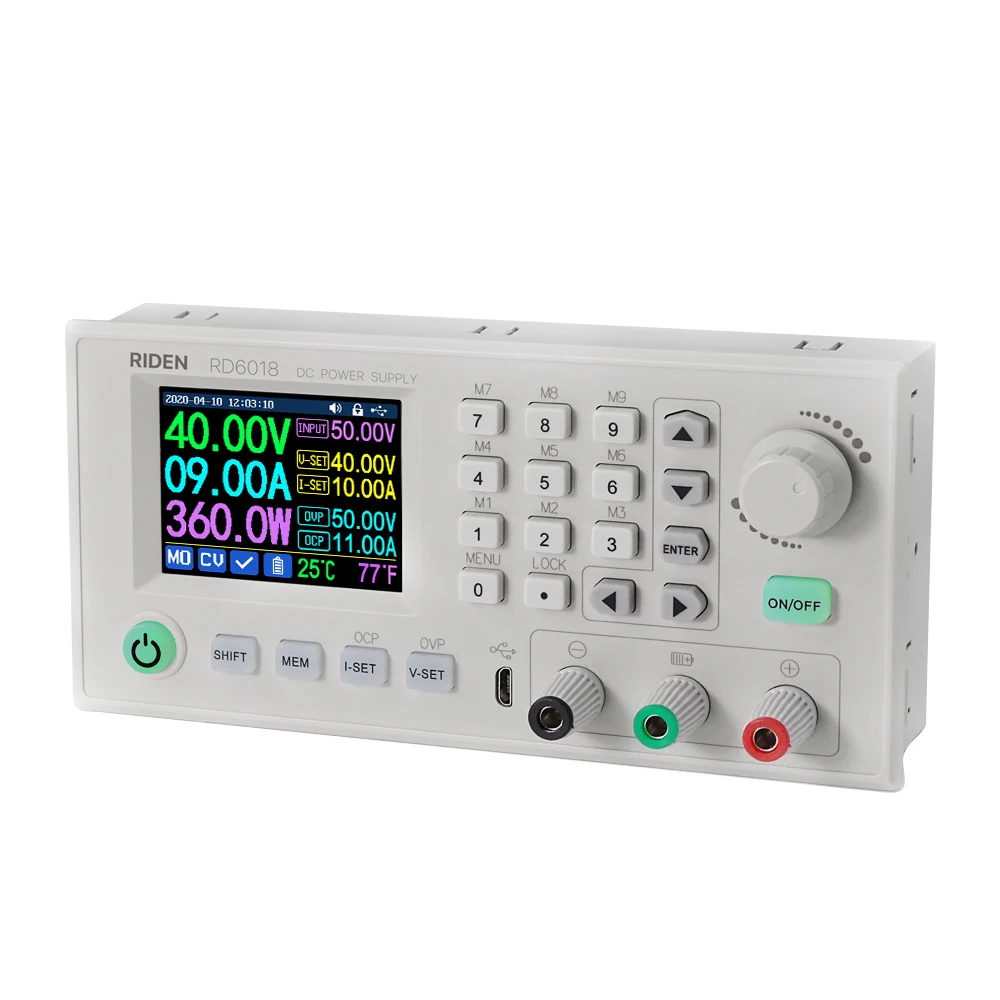 RD6018/RD6024 Constant-Voltage Constant-Current Direct-current Power-Supply Module Keypad PC Software Control Voltmeter RD6012