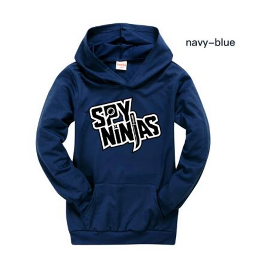 Nieuwe Kinderkleding Meisjes 2-16 Tiener T-shirt SPY NINJA Trui Jongens Capuchon Baby Roze Shirt Kostuums voor kinderen