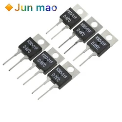 40 50 60 70 80 90 100 DegC NC Normally Closed NO Normally Open 1.5A Thermal Switch Temperature Sensor Thermostat KSD-01F JUC-31F