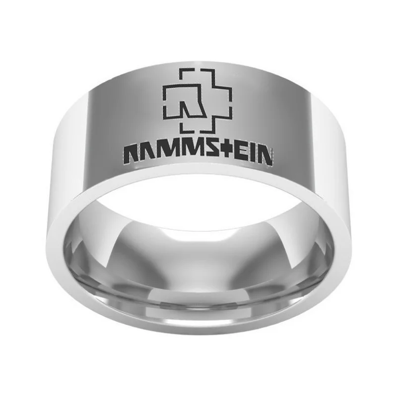 Top Grade Titanium Steel Man Ring Finger Ring Accessories Fashion Music Circlet Valentines Gift Ring Bright Finish Wholesale