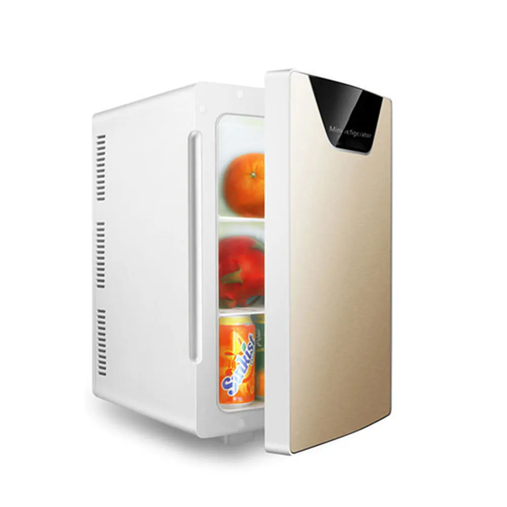 20L รถตู้เย็นมินิตู้เย็นบ้านรถแบบ Dual-Dual-ใช้เย็นและอุ่น Dual-ประตูเย็นคอนเทนเนอร์