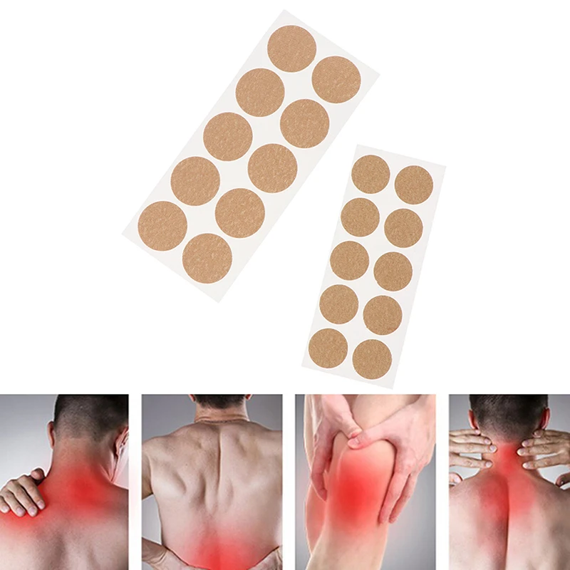 10pcs 21mm No Magnetic Patches Stickers Magnet Body Pain Relief Natural Acupoint