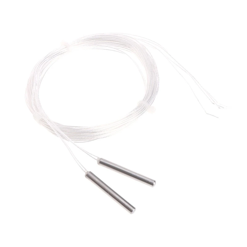 2Pcs Set 4mm x30mm Lot  Pt1000 Temperature Sensor with  Durable Stainless Steel for Shells -50°C~650°C Professional