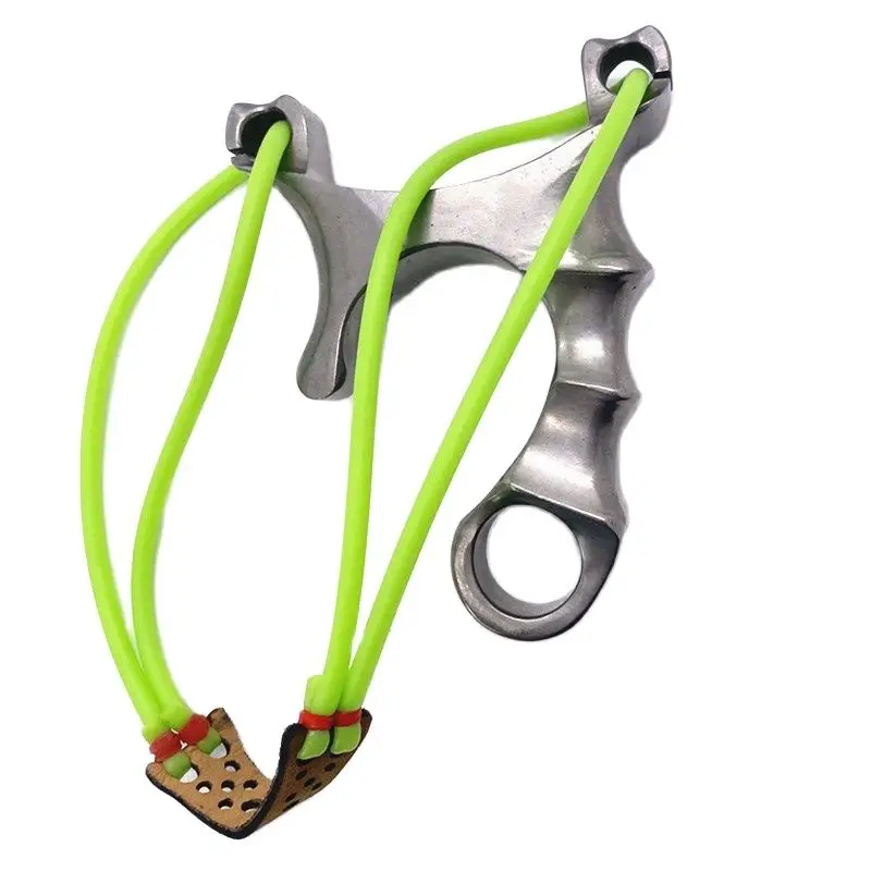 

Outdoor Hunting and Shooting Titanium Alloy Slingshot High-power Shooting Hand with Bow Adult Outdoor Slingshot Shooting