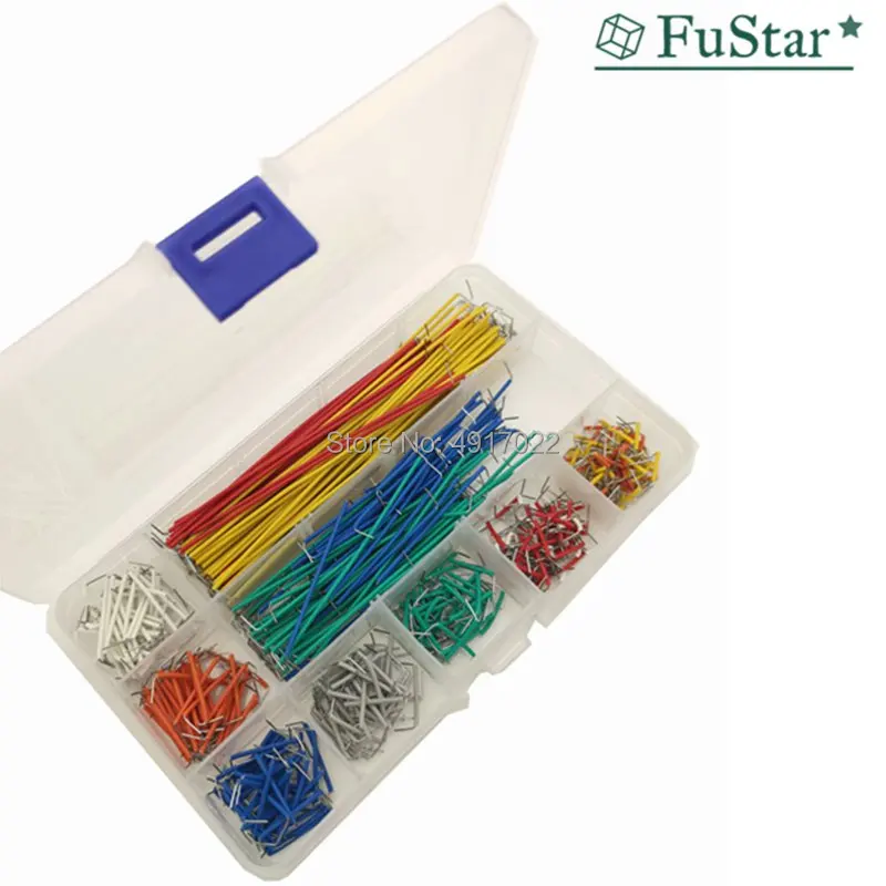 560pcs Jumper Kits 14 Lengths Breadboard Lines Circuit Board Jumpers U Shape Cable Wire Kit For PCB Bread Board New