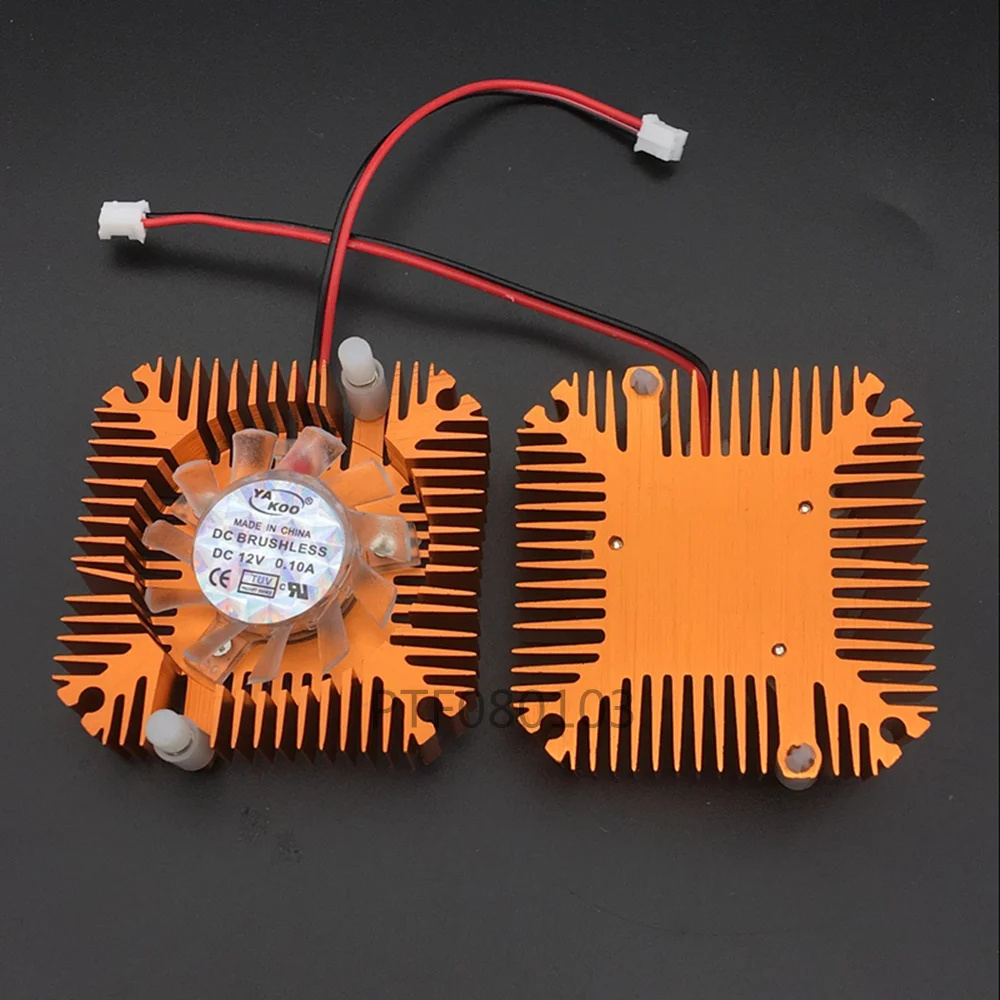 5W 10W High Power Led Heatsink With Fan Aluminium Cooling For 12V 5W/10W Led