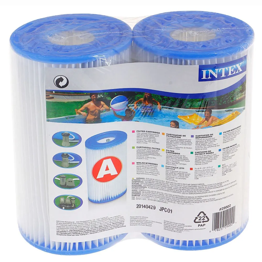 do filtra Intex TYPE A SWIMMING POOL INTEX 29002, do nabojowego filtra basenowego odkurzacz baseny pompa markiza