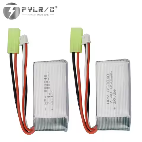 7.4V 850mah lipo battery for 9300 9301E 9302E 9303E 9034E 9305E 2.4G 1:18 Remote Control 4WD High-speed Off-road RC Car