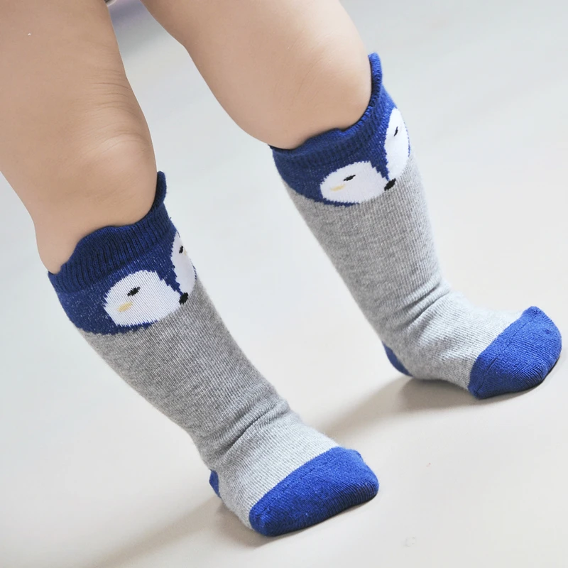 

Anti Slip Fox Socks Baby Animal Socks Cotton Kids Knee High Socks Cute Cartoon Girls Boys NewBorn Long Socks Little Kids Stuff