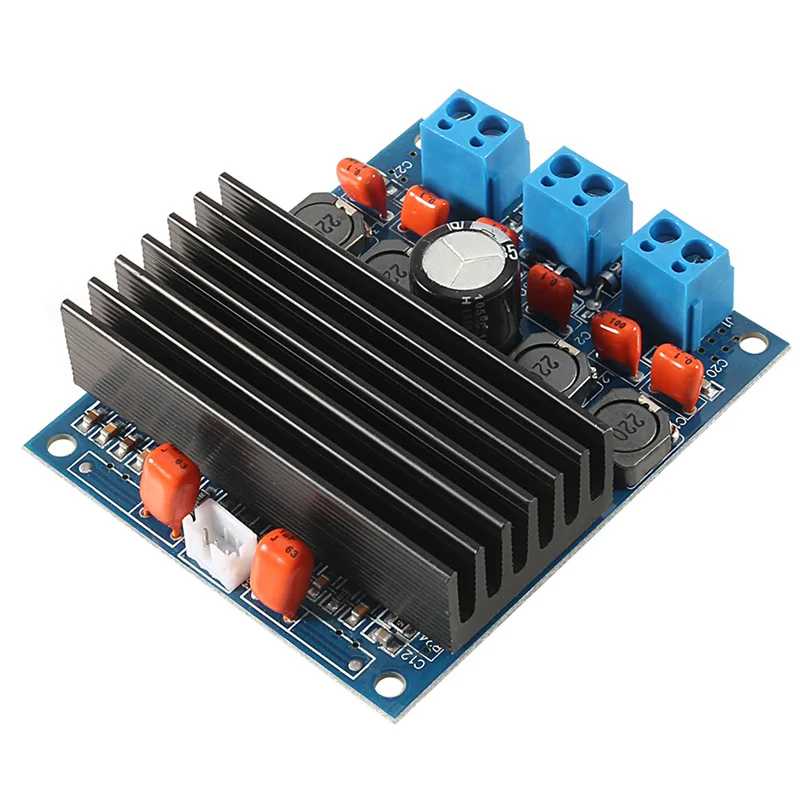 1PC TDA7492 Amp Class D High-Power Digital Amplifier Board 2x50W W/ Radiator Speaker Amplifiers Moduler