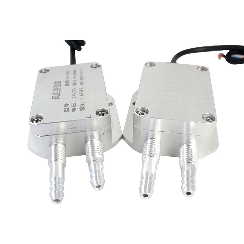 Diferencial do ar Transdutor de Pressão Diferença Digital Micro ar Vento Pressão Transmissor 420ma 010v 05v Sensor 0-100kpa