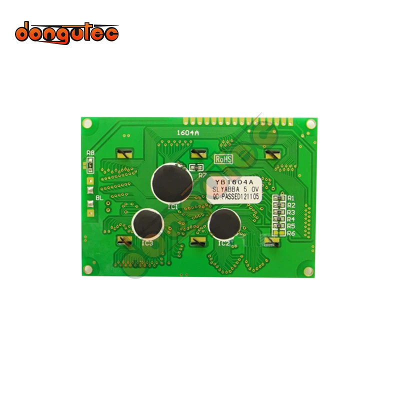 Imagem -04 - Lcd 16x4 16*4 Personagem Display Lcd Módulo 5v 1604a Lcd Azul Amarelo Verde Cinza Inglês Russo Japonês Europeu