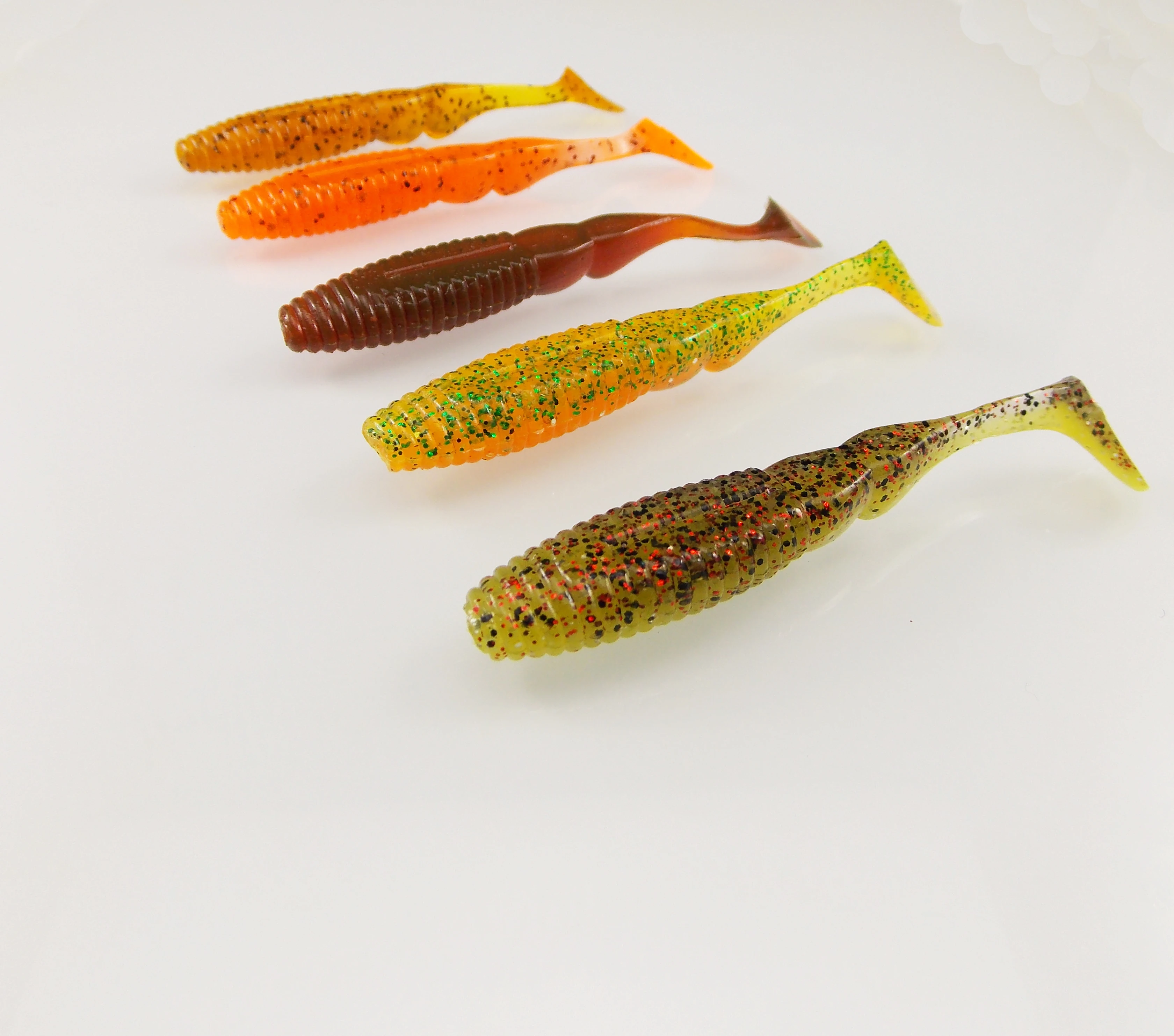 ESFISHING Soft Plastics Silicone Bait Ammonite Shad 75mm 4.6g For Pike Bass Pesca Artificial Fishing Lure Tackle