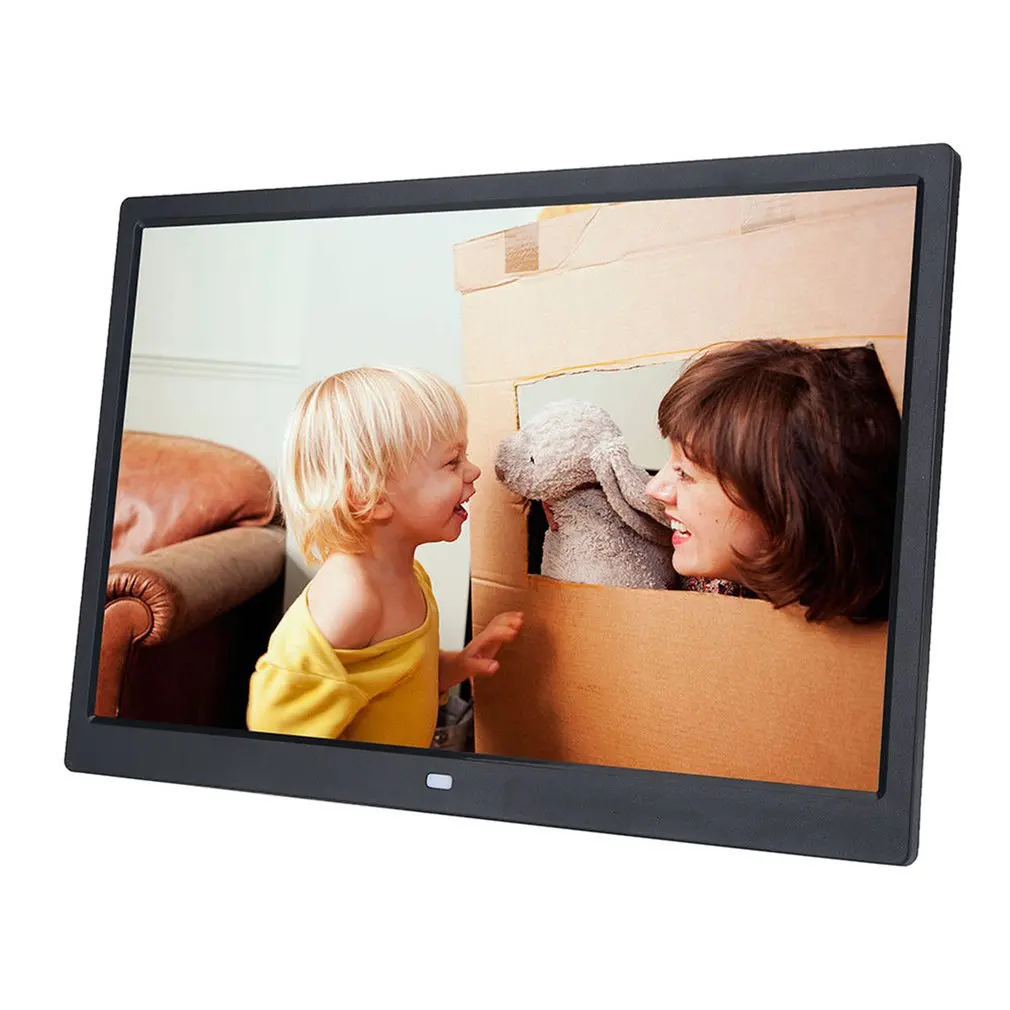 

17inch 1440*900 HD Digital Photo Frame High Resolution Support Multi-language LED Screen Frame Photo Album US/EU Plug