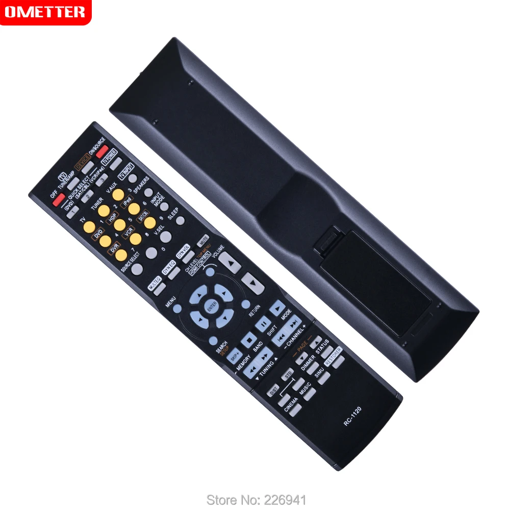 Replaced Remote Control RC-1120 RC1120 for Denon AV Receiver AVR-590 DHT590BA AVR-1610 Television Controller