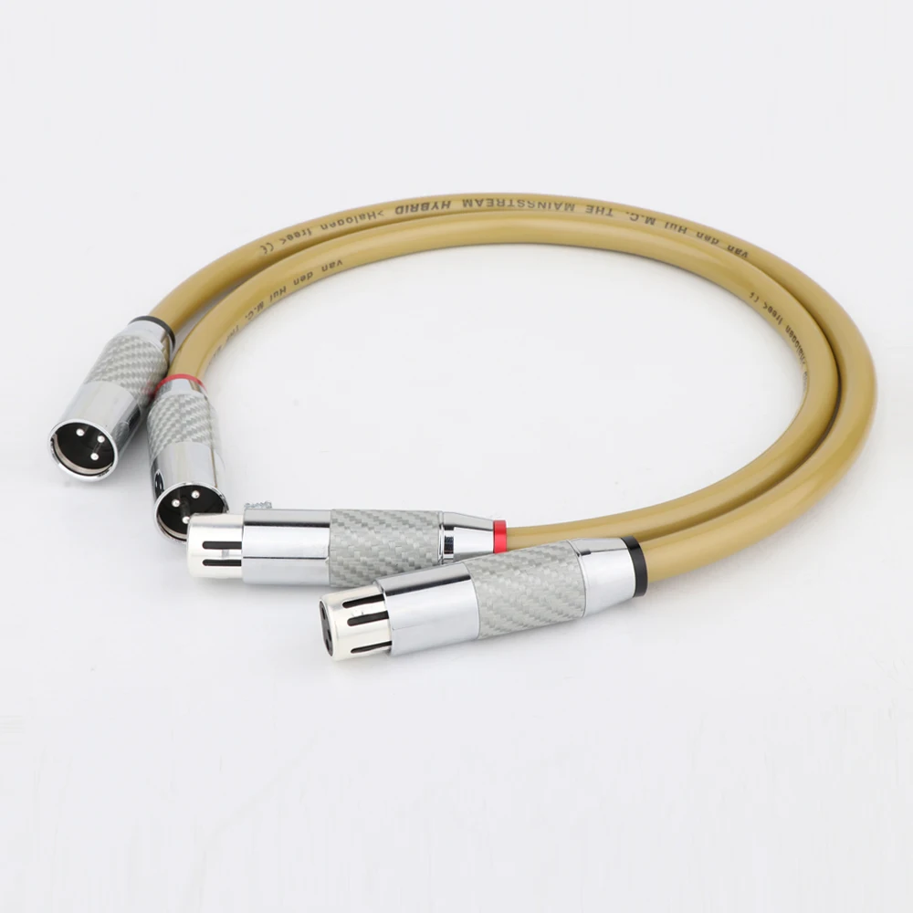 Van den Hul M.C D102MKIII hybrid HI-END Silver Plated XLR Balanced Cable HIFI XLR Male to Female Audio Cable