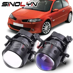 Sinolyn Bi Xenon Fog Lights H11 D2H Blue For Renault MEGANE 2 3/Clio/Captur/Duster/LOGAN Auto Lens HID Car Fog Projector Tuning
