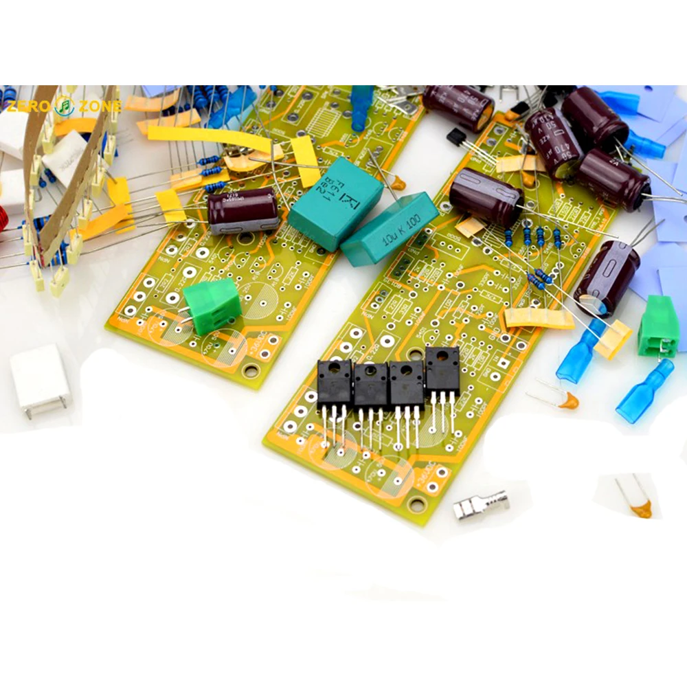 Одна пара SYM5-3 100 Вт комплекты для самостоятельной сборки с высоким коэффициентом наклона, двухканальный класс AB, усилитель мощности после сцены, Плата усилителя звука