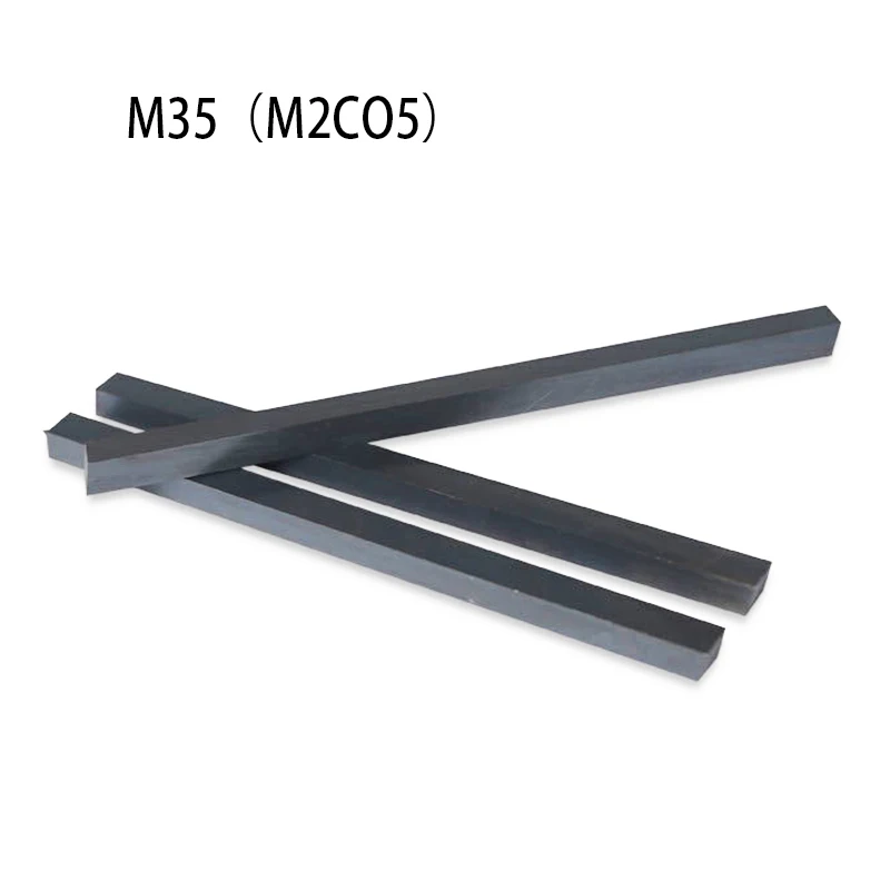 1piece Exceed Hard M35(M2CO5) Cobalt-containing Nitriding Black Steel for Diy Knife Blade Making HSS Length 200mm HRC67-70