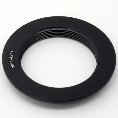 C 마운트 M39 나사 렌즈 마운트 어댑터 내부 25.4mm 외부 M39 C-M39 17 M36-M42 플랜지 수정 렌즈 어댑터 M36 x1 암-42mm x1 수나사