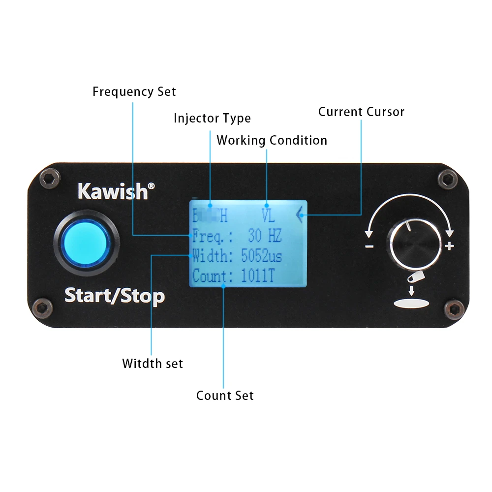 New! Update Kw608S Multifunction Diesel Common Rail Injector Tester Piezo Injector Tester Usb Injector Test AHE Test Function