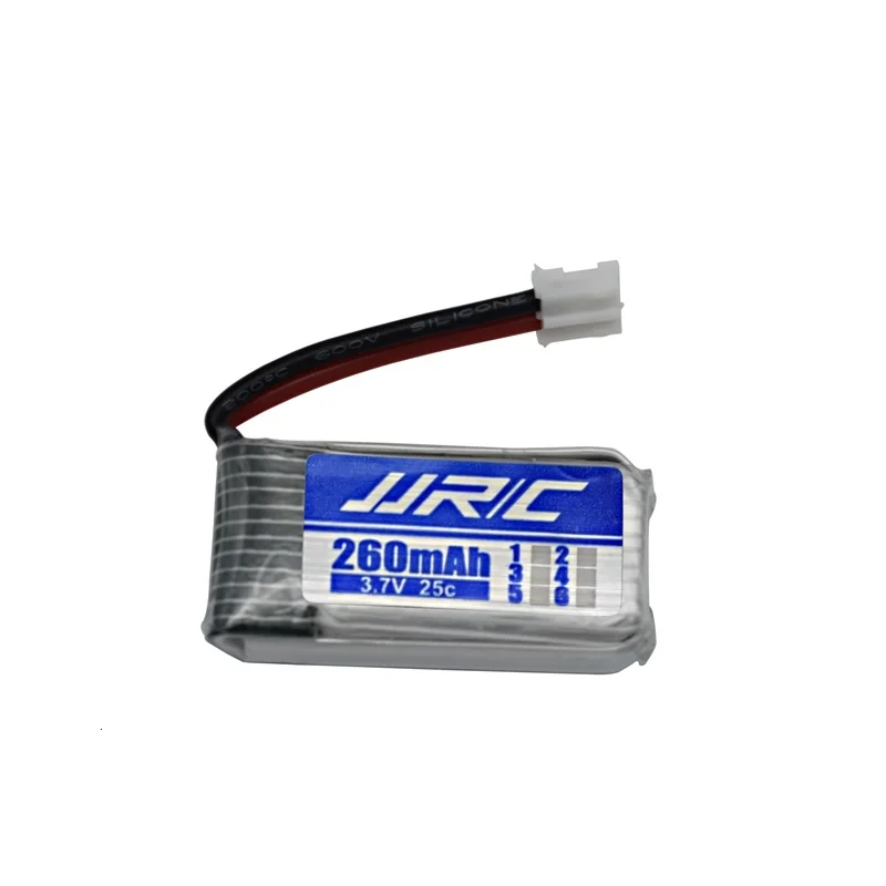 JJRC H36 Baterai Asli 3.7V 260MAh untuk E010 E011 E012 E013 Drone untuk Furibee F36 RC Quadcopter Parts Baterai Lipo dan Pengisi Daya