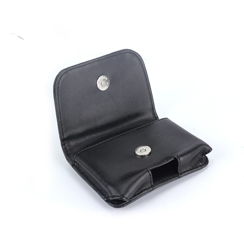 Leather Card Guard Playing Card Deck Carrier Case (Can Hold Two Decks) Card Clip Magic Tricks Close Up Accessories Gimmick Props