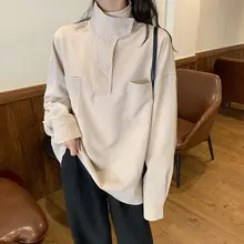 Women’s Casual Stand Collar Blouse Spring #5