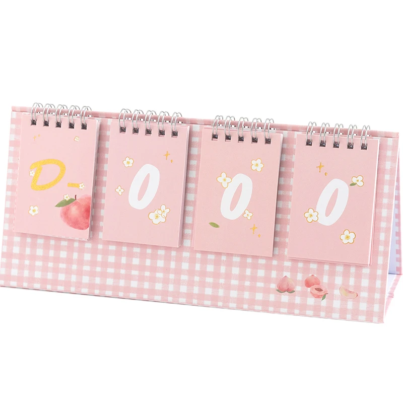 Kawaii stationery collection summer peach stationery set small fresh magnetic buckle pen tape countdown calendar