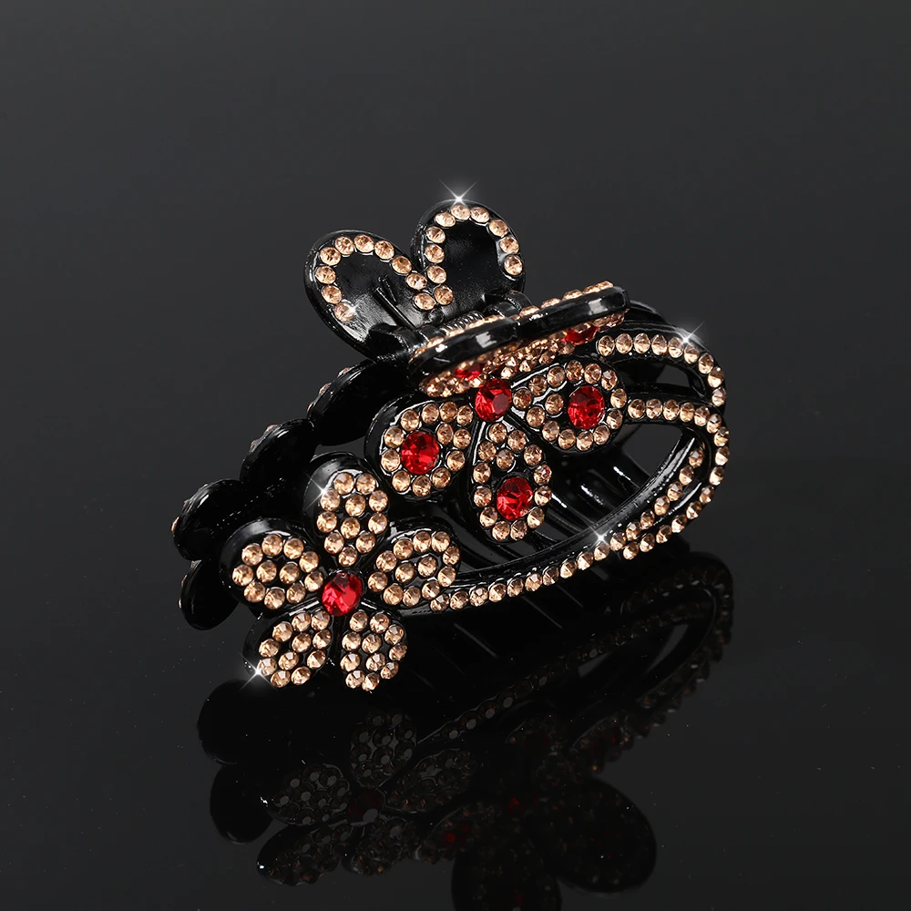 Haimeikang Rhinestone Hair Clip Barrette Crab Clips For Thick Hair Women New Headwear Girls Ponytail Holder Hair Accessories