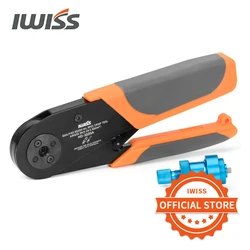 IWISS HD-3220A Aviation pin terminal crimping pliers 0.03-0.52mm² 32-20AWG W1 aviation plug male and female pins cold crimper