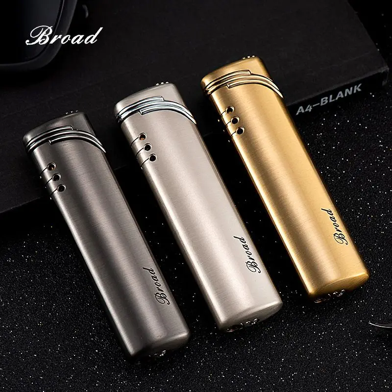 

Boutique Windproof Cigarette Cigar Lighter Mini Butane Gas Lighter 1300c Blue Flame Torch Jet Lighters Men's Women's Gifts