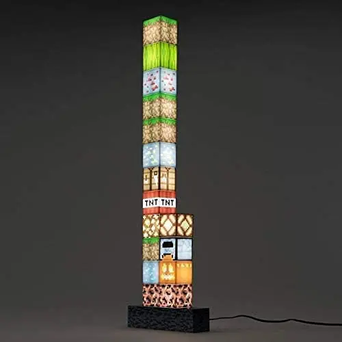 ace-littles drop shipping Pixel Square Mosaic Table Lamp, Creative Building Shape Can Be Freely Spliced Night Light